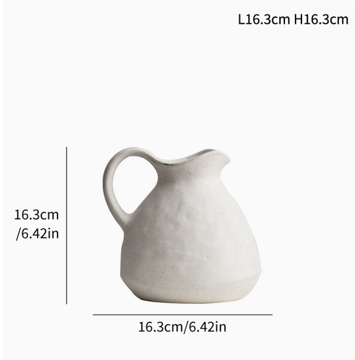 Classic White Ceramic Vase