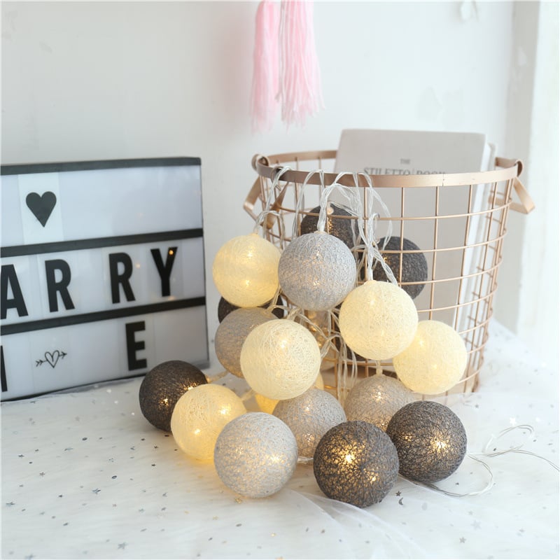 Cotton Glow LED String Lights