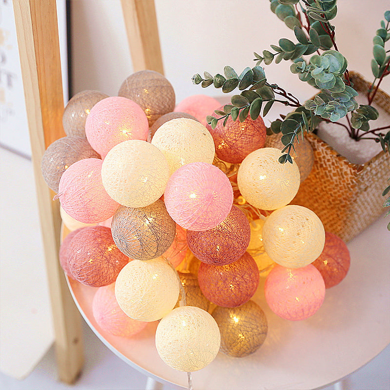 Cotton Glow LED String Lights