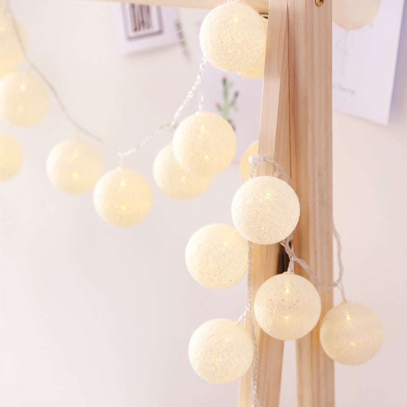 Cotton Glow LED String Lights