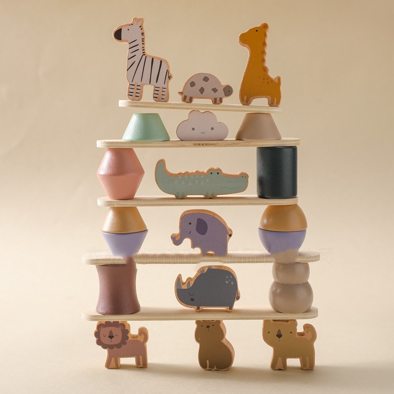 Montessori Creature Stack & Balance Game