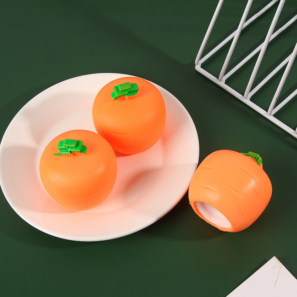 Charming Bunny Carrot Squeeze Toy