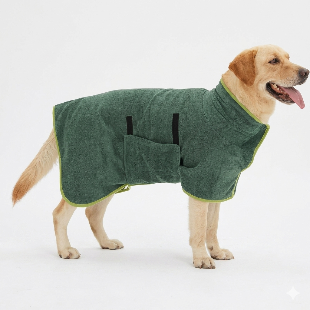 Puppy Quick-Dry Bathrobe