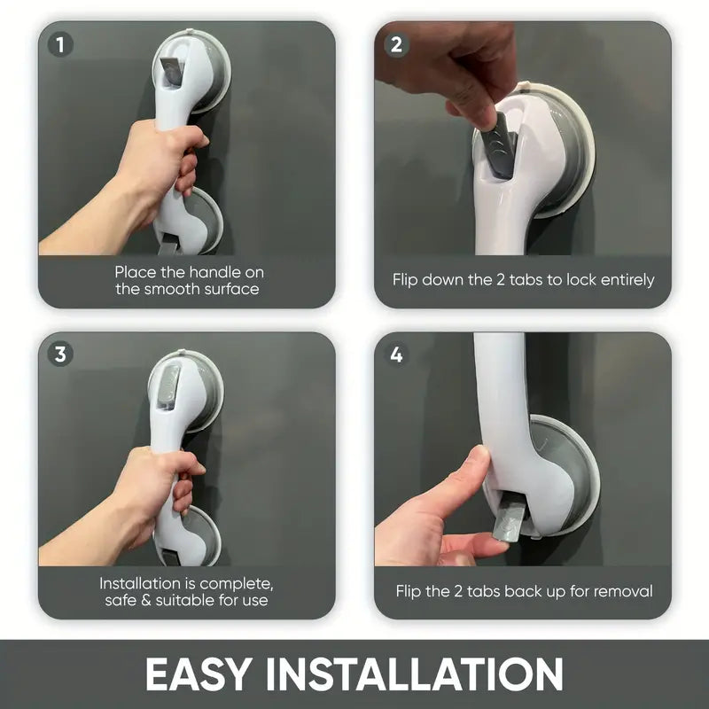 SecureGrip Bathroom Handle
