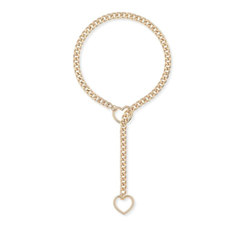 Heart Slide Stainless Necklace