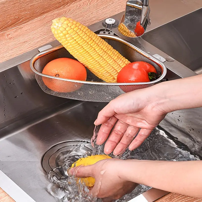 Stainless Triangle Sink Strainer (1PC)