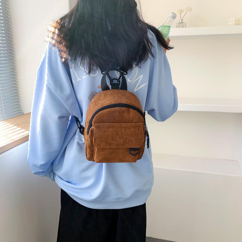 Chic Corduroy Commuter Bag Set