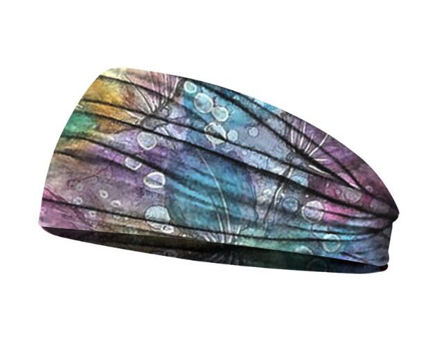 Elegant Floral Yoga Hair Band