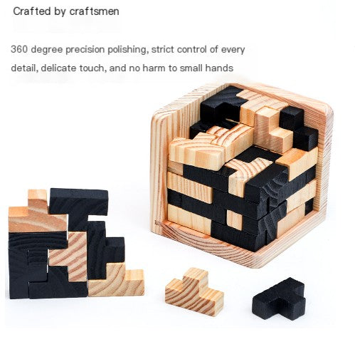 Wooden Mind Unlocker Puzzle