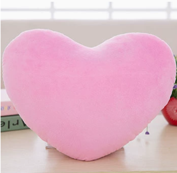 Charming Blue Heart Pillow