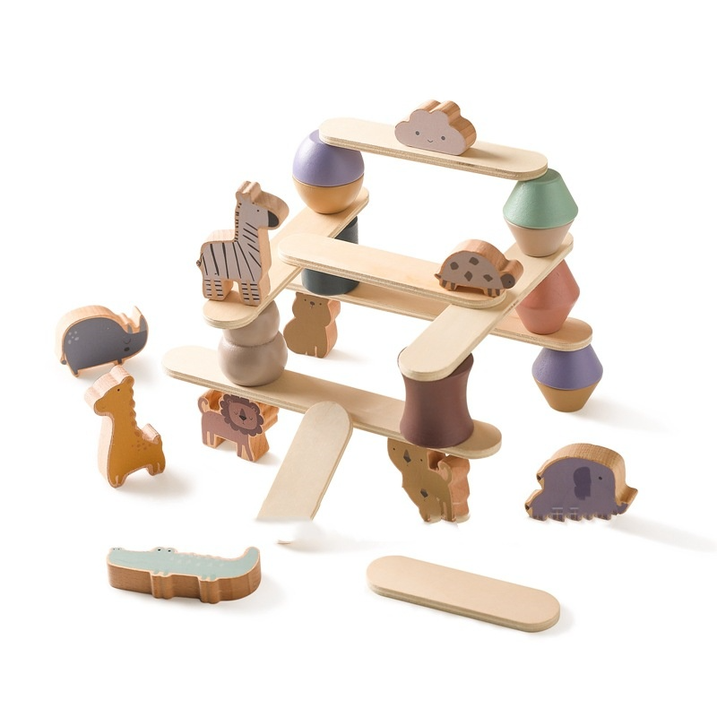 Montessori Creature Stack & Balance Game