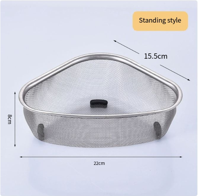 Stainless Triangle Sink Strainer (1PC)