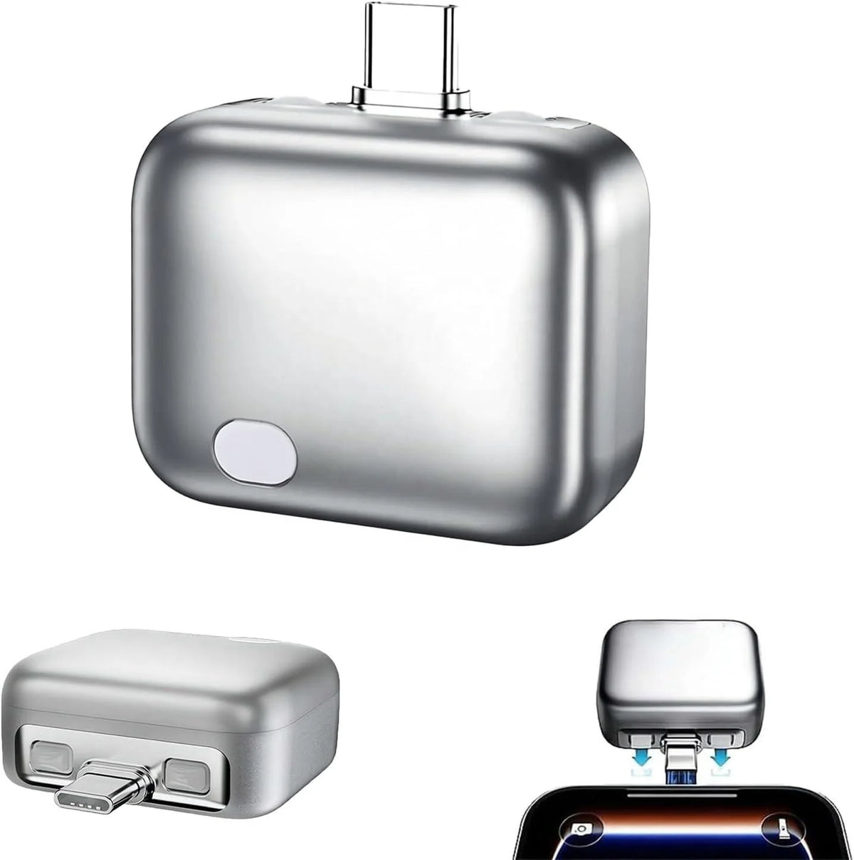 240W USB-C Smart Auto-Stop Charging Adapter, Magnetic Auto-Eject Charger Separator with Overcharge Protection for Phones