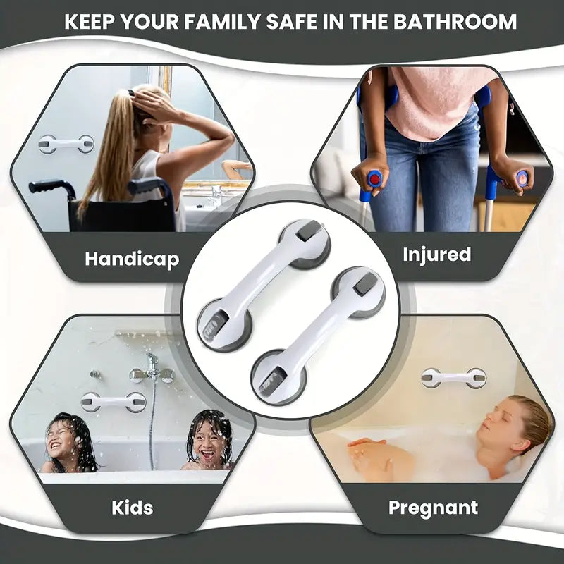 SecureGrip Bathroom Handle
