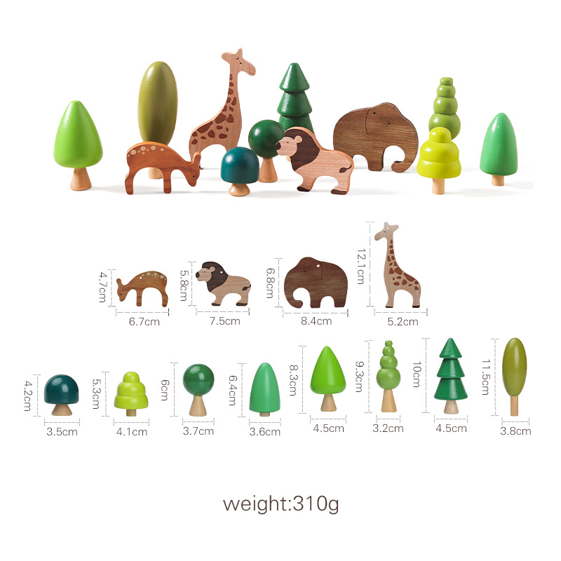Montessori Creature Stack & Balance Game