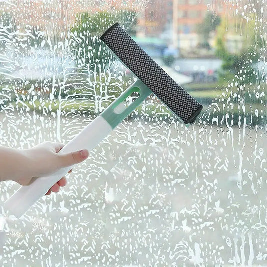 Triple-Action Glass Cleaner with Dual Sides