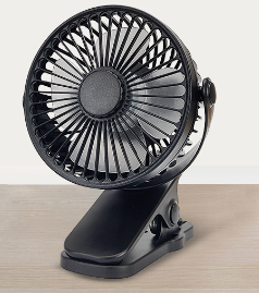 USB Portable Clip Fan - Quiet and Compact