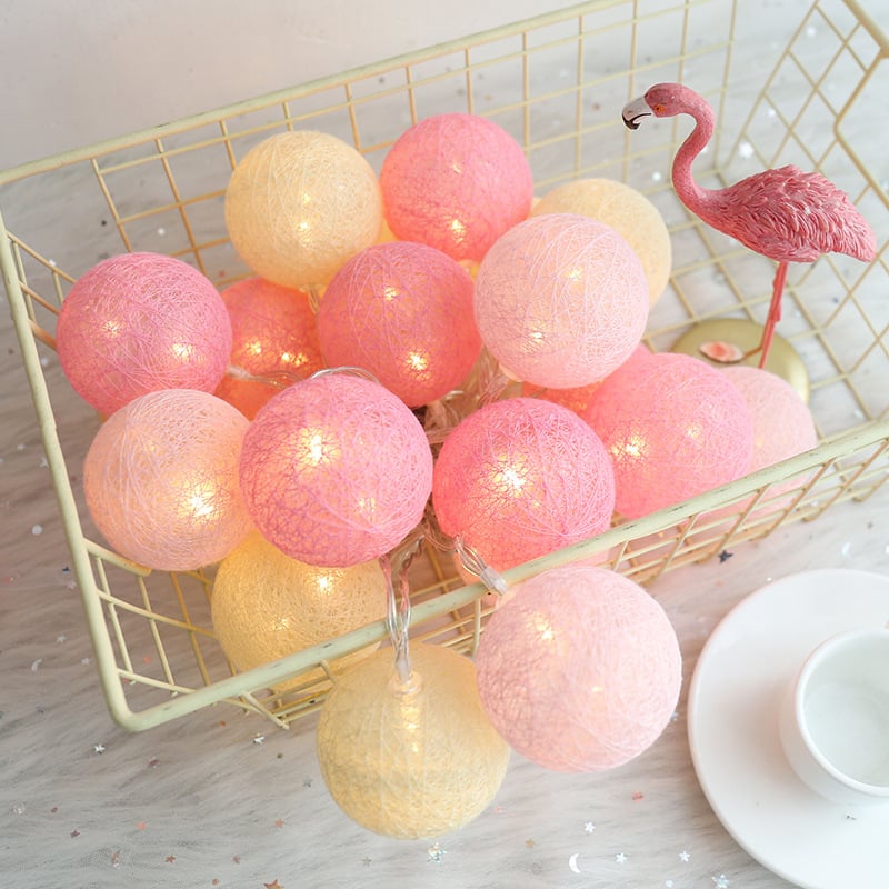 Cotton Glow LED String Lights