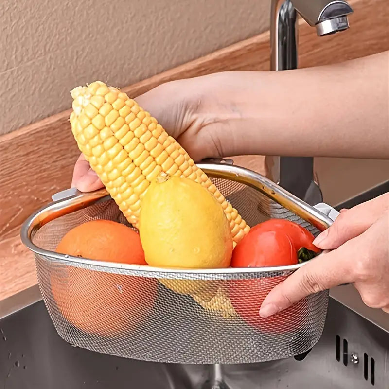 Stainless Triangle Sink Strainer (1PC)