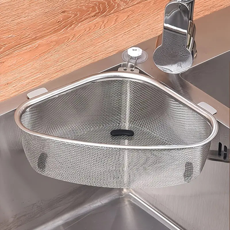 Stainless Triangle Sink Strainer (1PC)