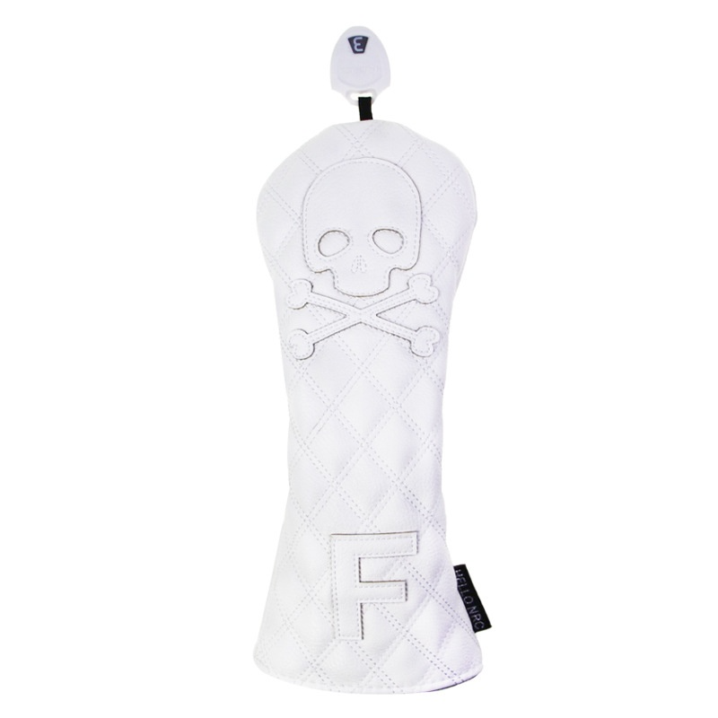 Sleek Black PU Golf Headcovers