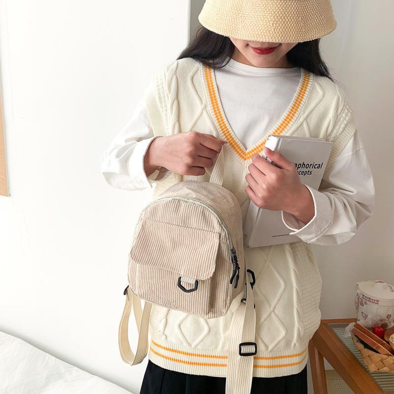 Chic Corduroy Commuter Bag Set
