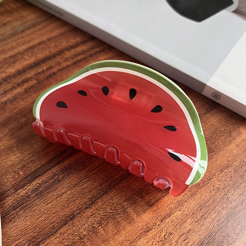 Fruity Acrylic Summer Hair Claw
