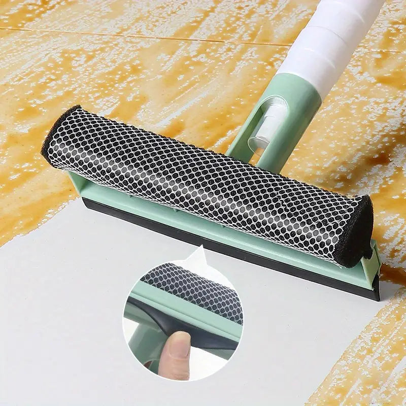 Triple-Action Glass Cleaner with Dual Sides