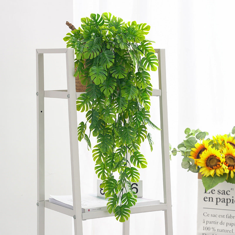 Faux Fern Rattan Wall Decor