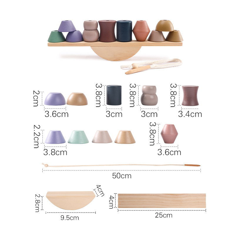 Montessori Creature Stack & Balance Game