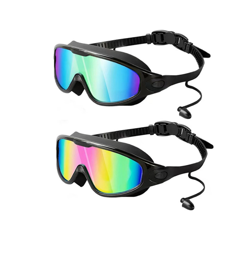 Large Frame Leakproof Swim Goggles