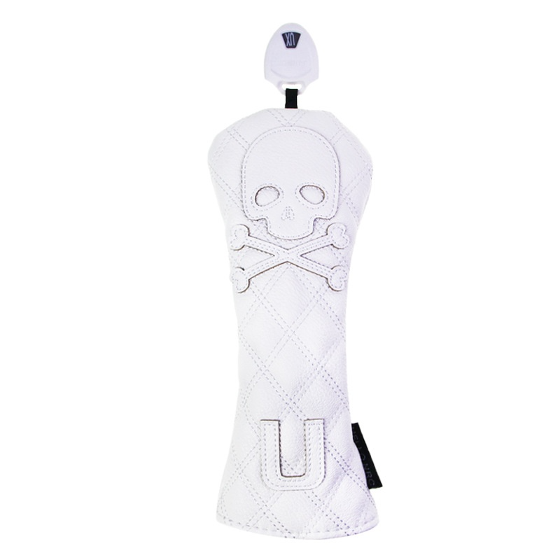 Sleek Black PU Golf Headcovers