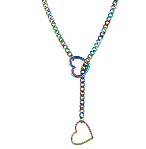 Heart Slide Stainless Necklace
