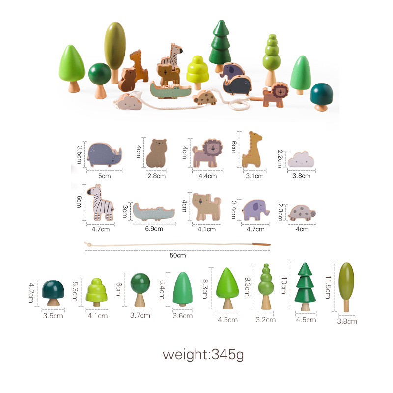Montessori Creature Stack & Balance Game