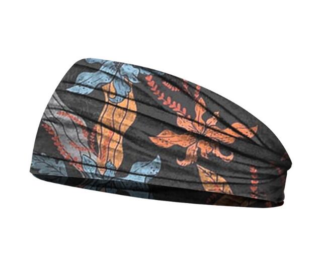 Elegant Floral Yoga Hair Band