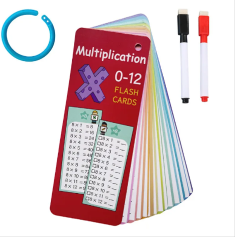 Erasable Math Practice Cards – 30-Count