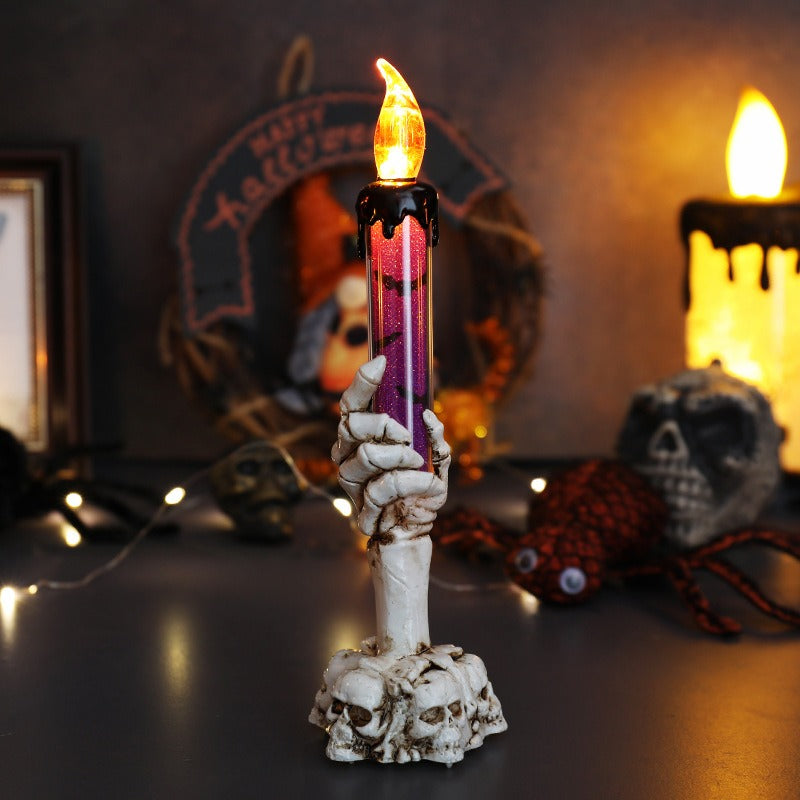 Creepy LED Skull Hand Light