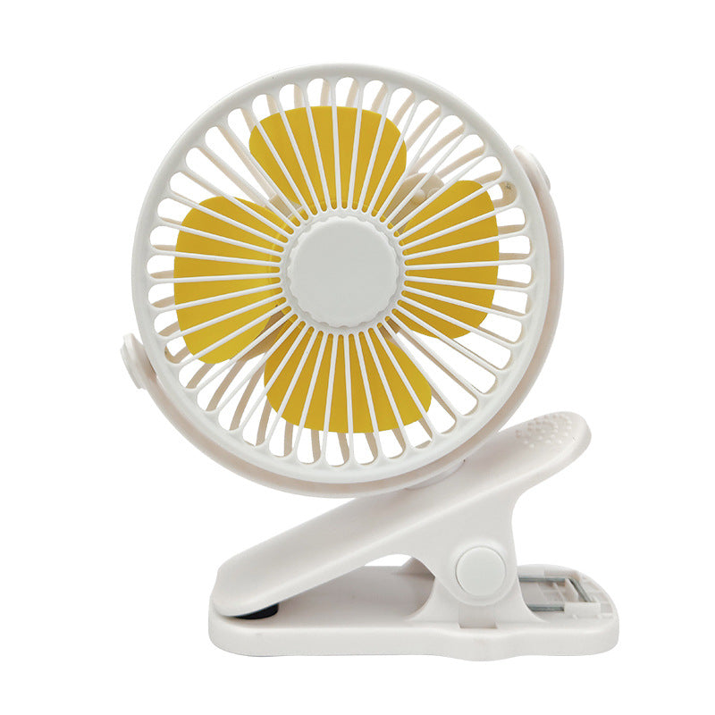 USB Portable Clip Fan - Quiet and Compact