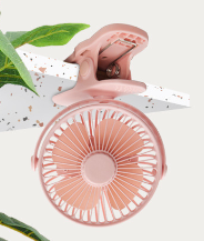 USB Portable Clip Fan - Quiet and Compact