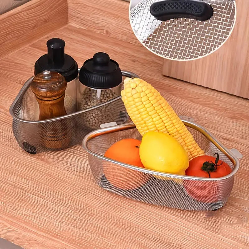 Stainless Triangle Sink Strainer (1PC)