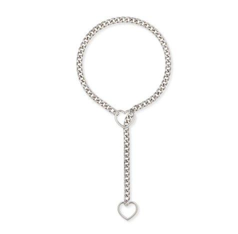 Heart Slide Stainless Necklace
