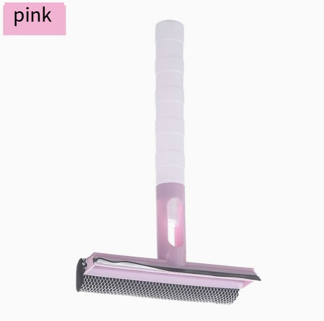 Triple-Action Glass Cleaner with Dual Sides